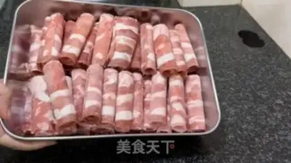 Make Sour soup, fat cow shrimp step 0