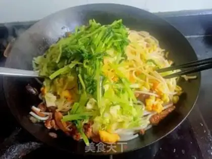 Make Jiangxi rice powder step 10