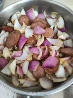 Make Onion fried intestines step 5
