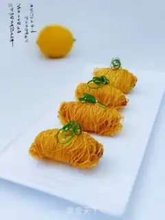 Make Banana rolls step 8
