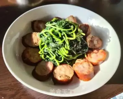 Make Red intestines, red potato leaves step 5