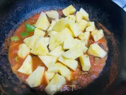 Make Tomato pineapple step 19