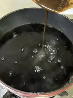 Make Mango tart and black powder step 2