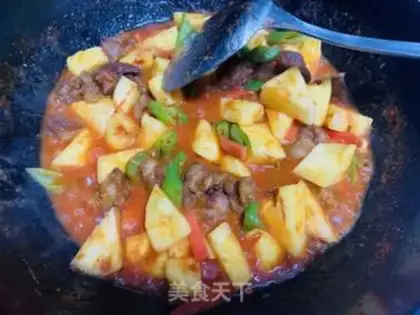 Make Tomato pineapple step 21