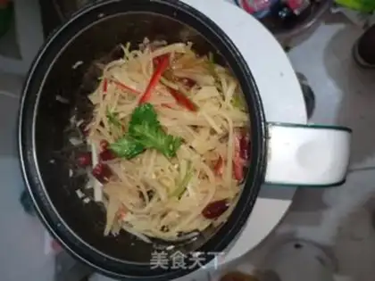 Make Spicy potatoes step 7
