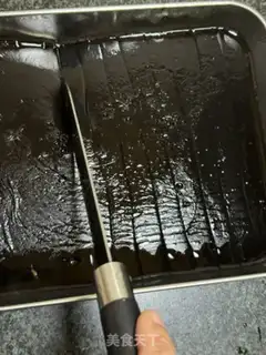 Make Mango tart and black powder step 8