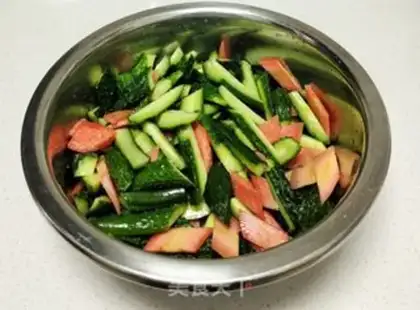 Make Cold cucumber step 1