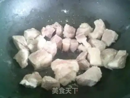 Make Scrambling pork step 4