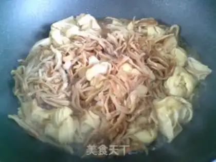 Make The head of the cabbage burns the knot step 9