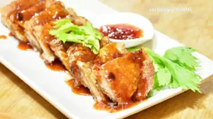 Make A tai-ju chicken step 8