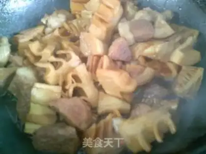 Make Scrambling pork step 12