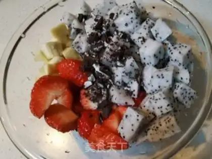 Make Fruit fishing step 1