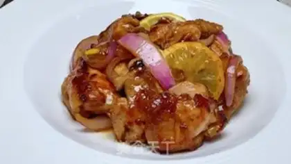 Make Lemon fried chicken step 11