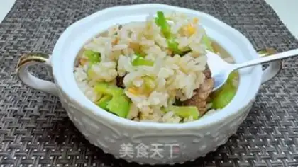 Make Suffering beef fried rice step 12