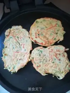 Make Carrot onion pancakes step 6