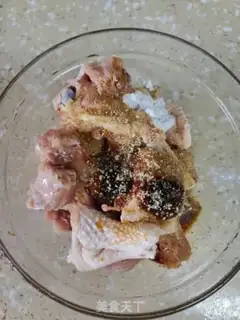 Make Gold needle and mushroom chicken step 2