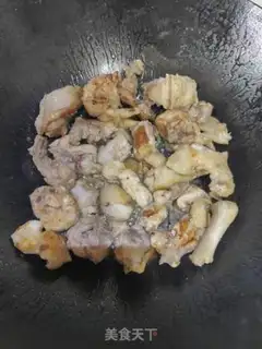 Make Gold needle and mushroom chicken step 10