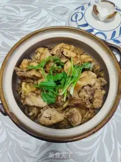 Make Gold needle and mushroom chicken step 13