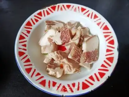 Make The salted meat step 2