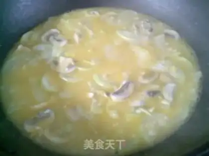 Make ♪ A duck egg and mushroom soup ♪ step 8