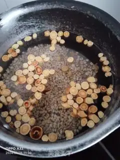 Make Burn the bones white step 0