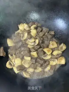 Make Butter-coated beef grains step 12