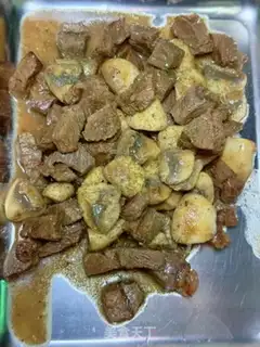 Make Butter-coated beef grains step 13