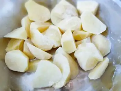 Make The silk potatoes step 2