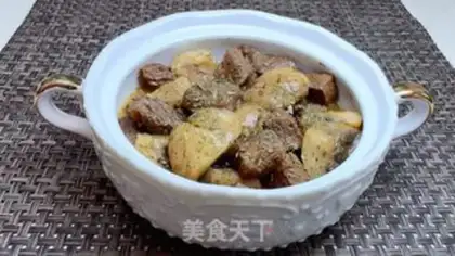 Make Butter-coated beef grains step 14
