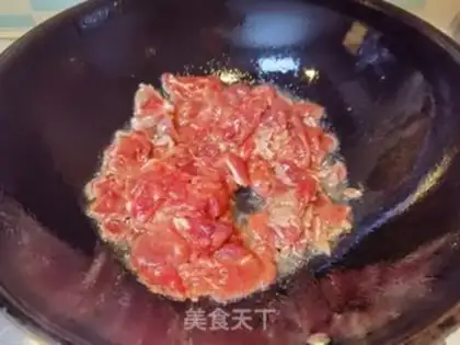 Make Pineapple beef step 1