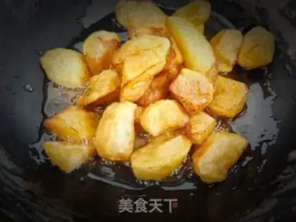Make The silk potatoes step 7