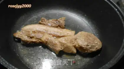 Make Ten greasy porks step 8