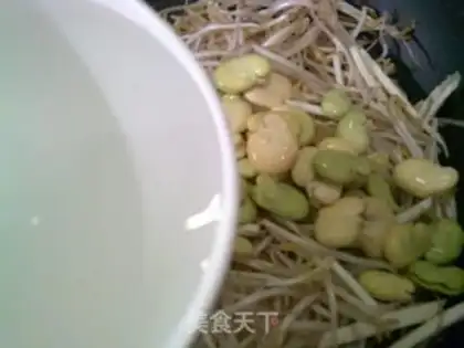 Make Green bean sprouts step 4