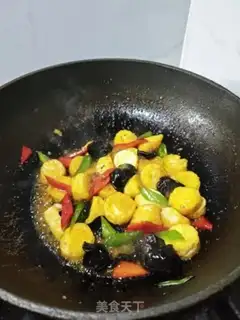 Make Red burning Japanese tofu step 5