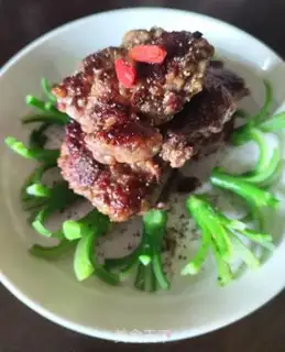 Make Mustard beef cake step 7