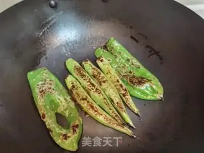 Make The peppers turn into eggs step 4