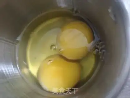Make Egg milk bread pudding step 1