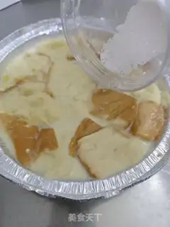 Make Egg milk bread pudding step 6