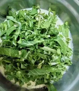 Make Vegetable pancakes step 3