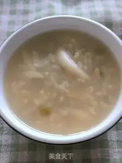 Make Green bean rice congee step 4