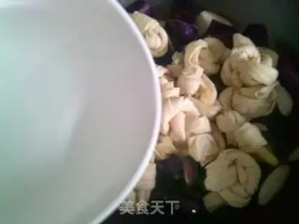 Make The eggplant burns the knots step 4