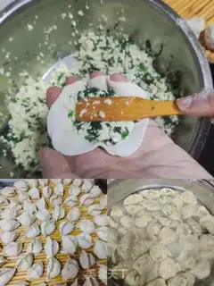 Make Tofu spinach dumplings step 2