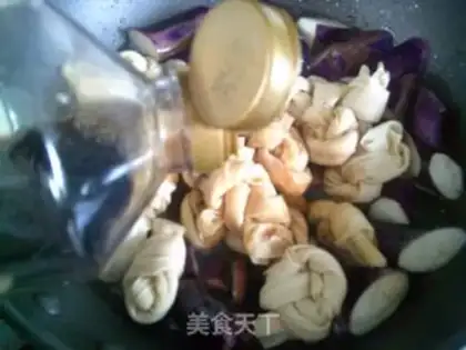 Make The eggplant burns the knots step 5