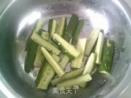Make cucumber cheese step 4