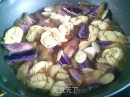 Make The eggplant burns the knots step 8
