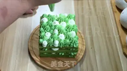 Make Tea cream cake step 27
