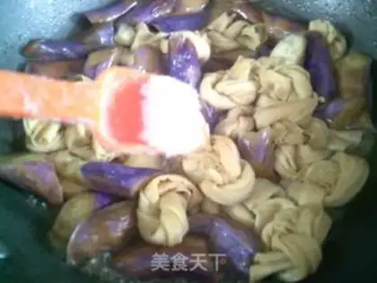 Make The eggplant burns the knots step 9