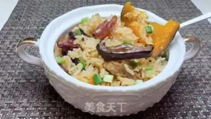 Make Pumpkin rice step 16