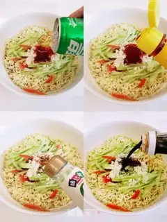 Make Spilled noodles step 6