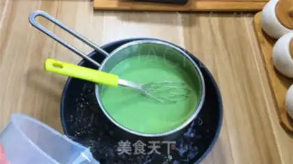 Make Pour coconut juice cake step 8